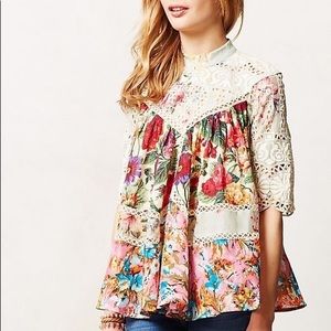 ISO Anthropologie Zimmermann Frangipani Blouse Sz 2 or 3